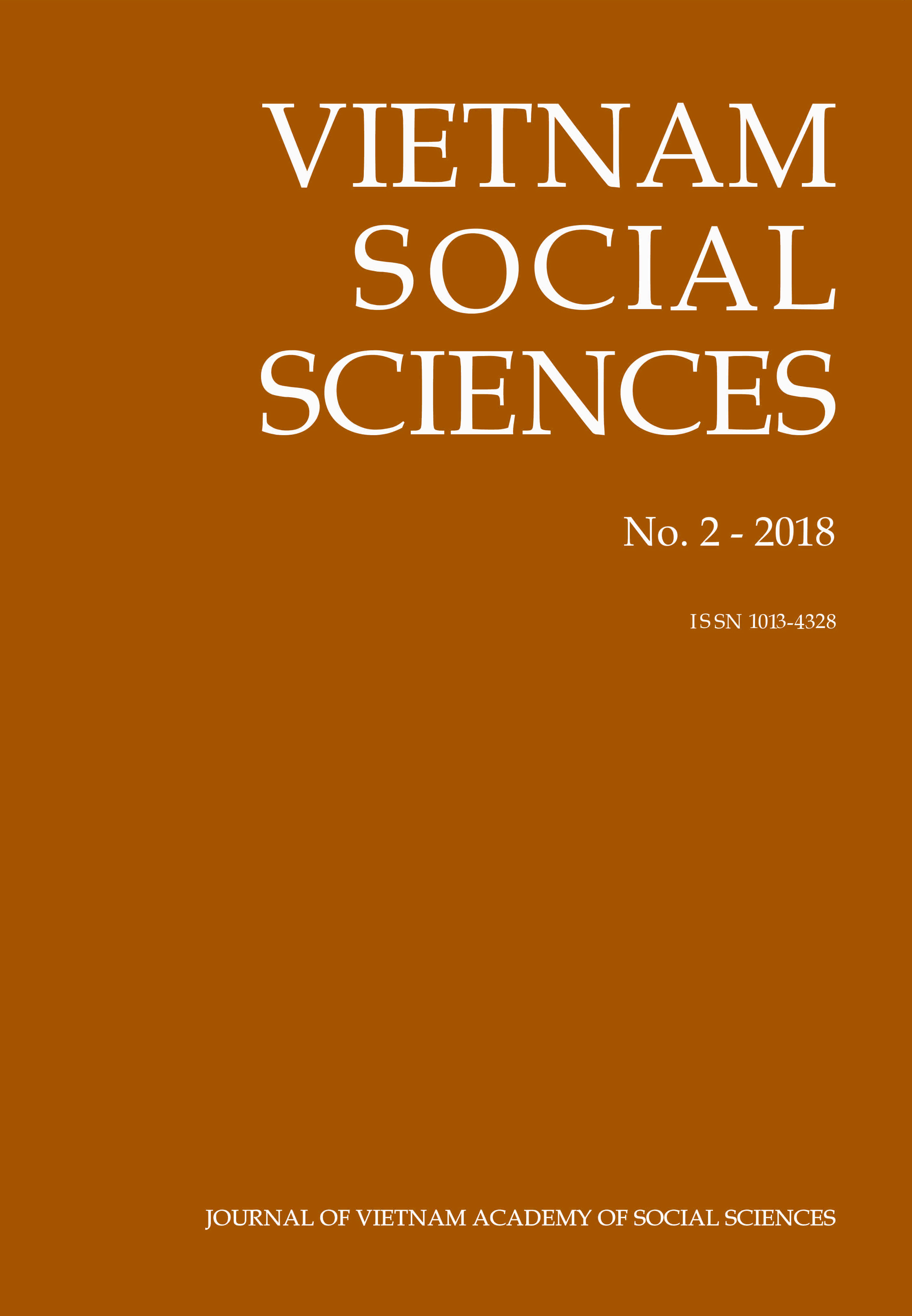 Vietnam Social Sciences. No. 2 - 2018